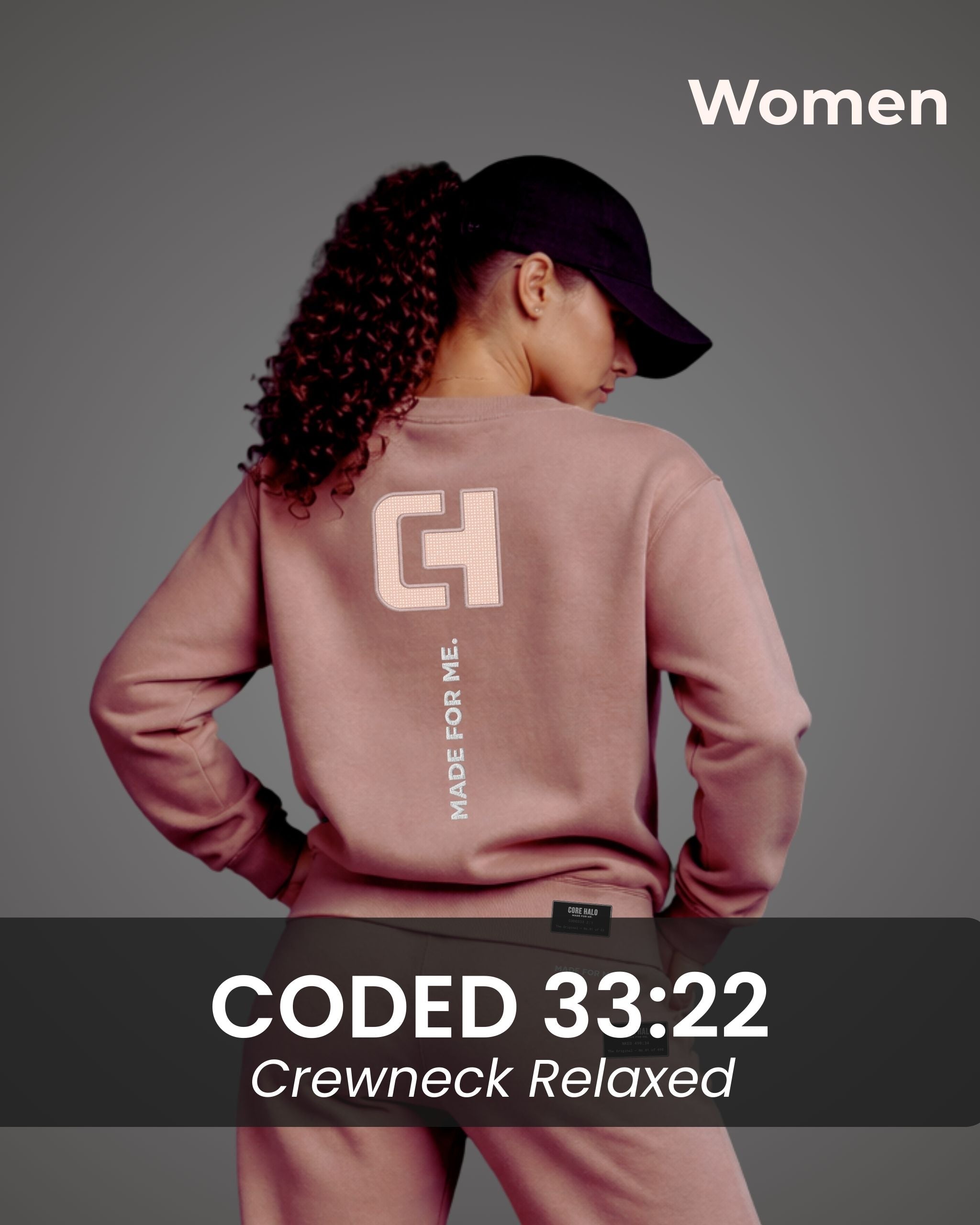Women CODED 33:22 Crew Relaxed