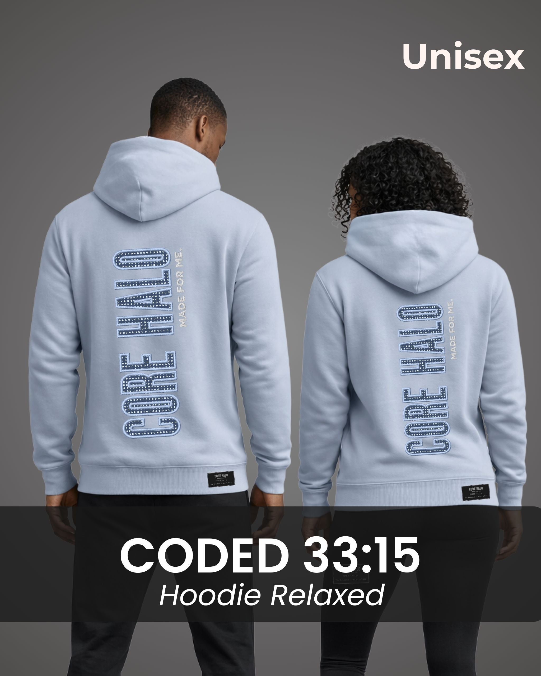 Unisex CODED 33:15 Hoodie Relaxed