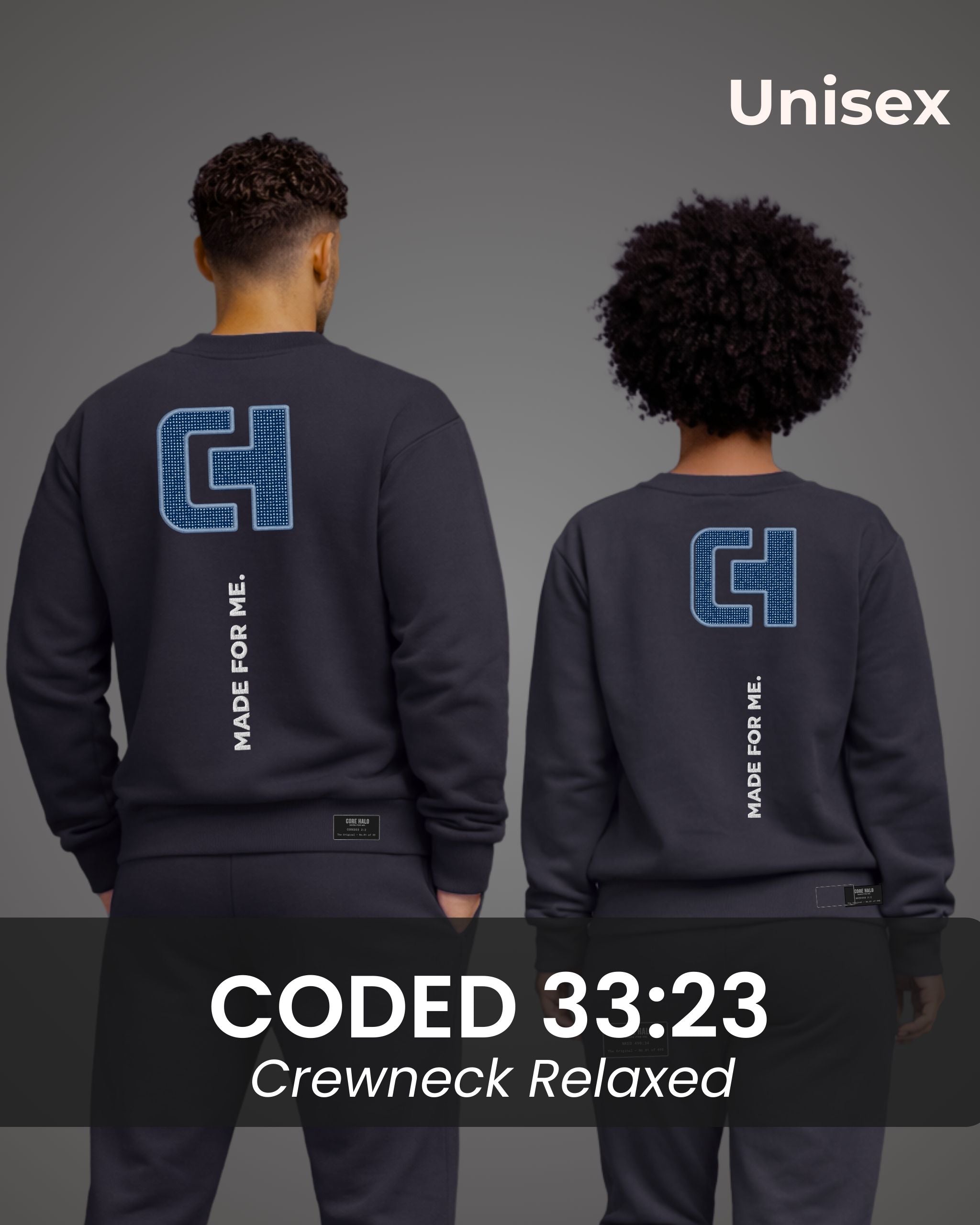 Unisex CODED 33:23 Crew Relaxed