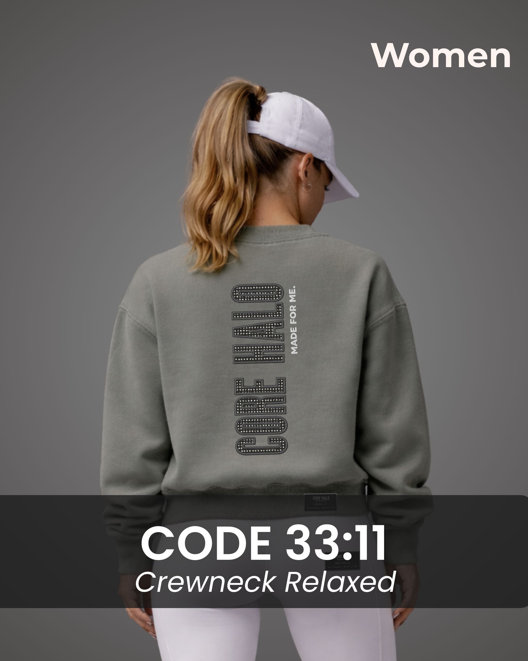 Women CODED 33:11 Crew Relaxed