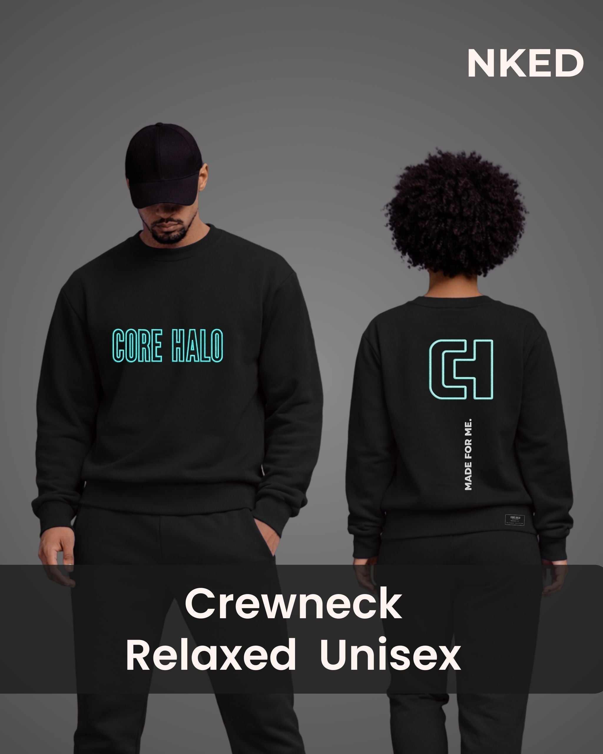 Unisex Crewneck Relaxed NKED