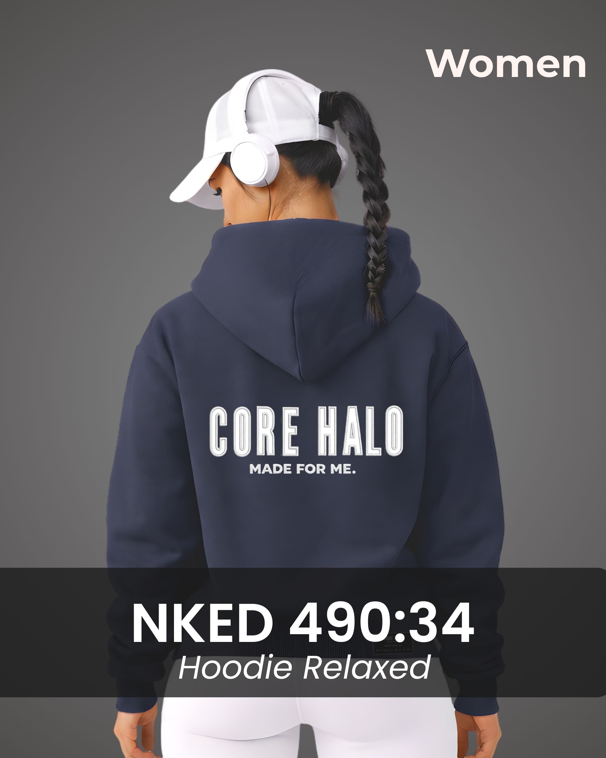 Women NKED 490:34 Hoodie Relaxed
