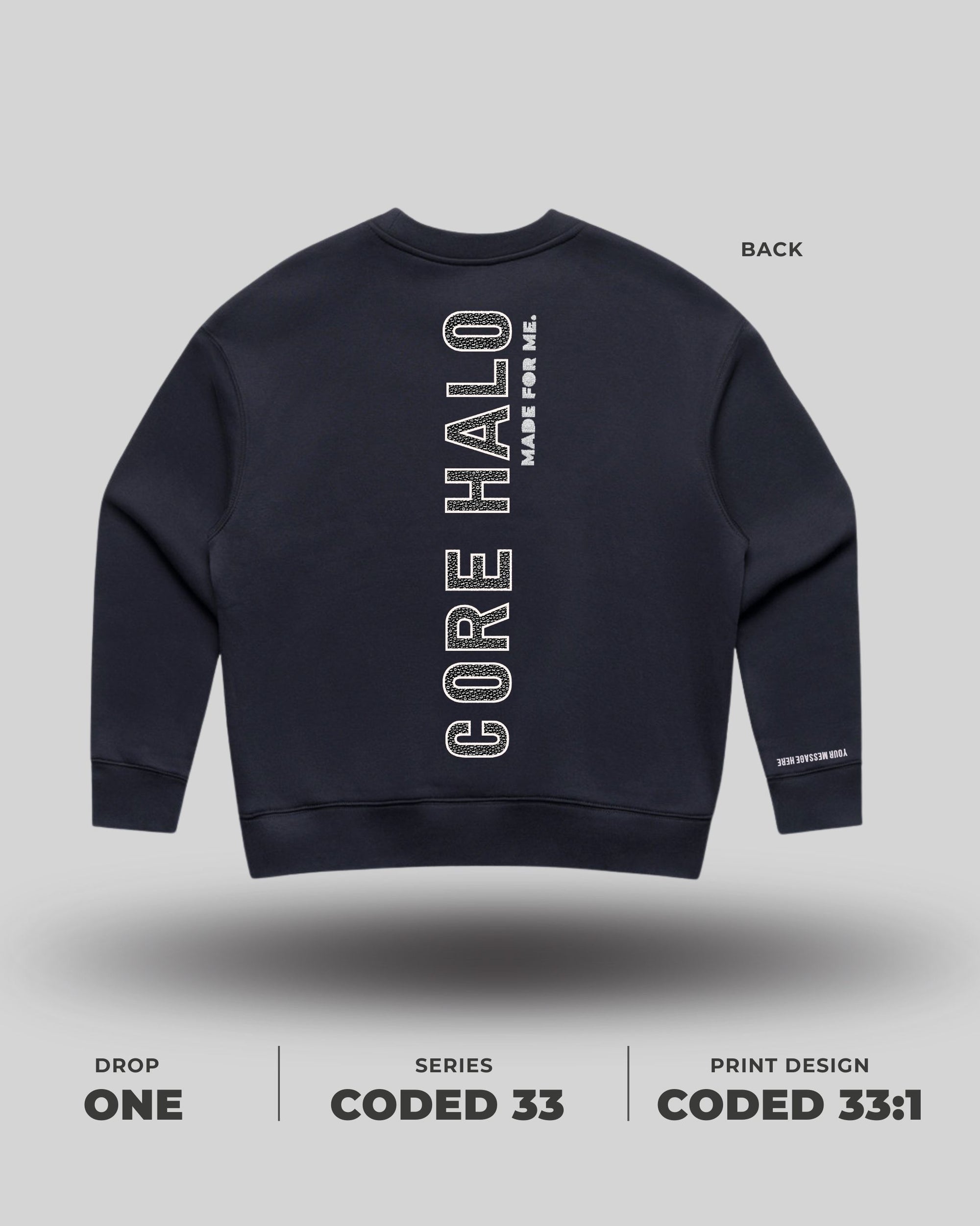 CODED 33:1 |NIGHT PULSE Crewneck