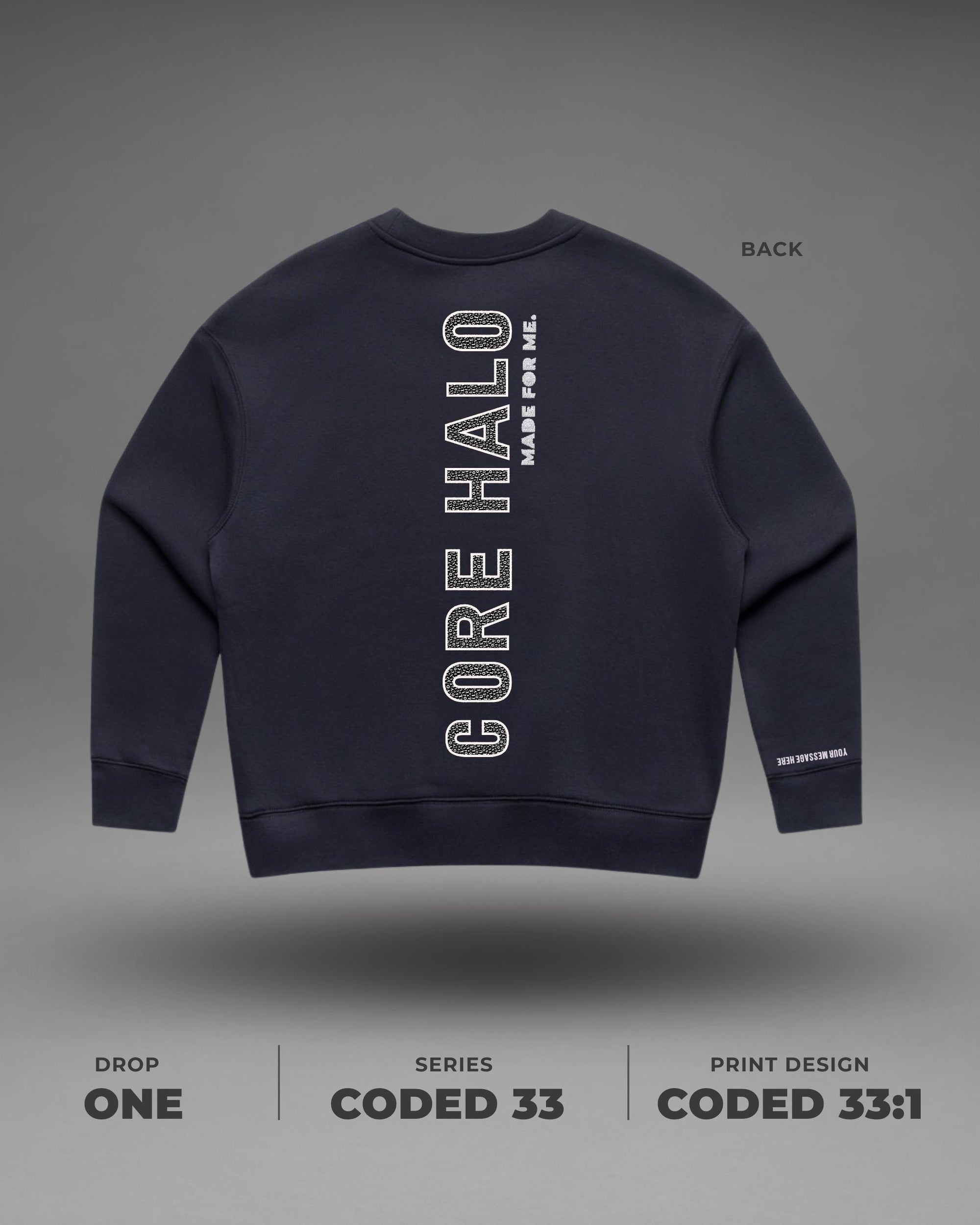 CODED 33:1 |NIGHT PULSE Crewneck