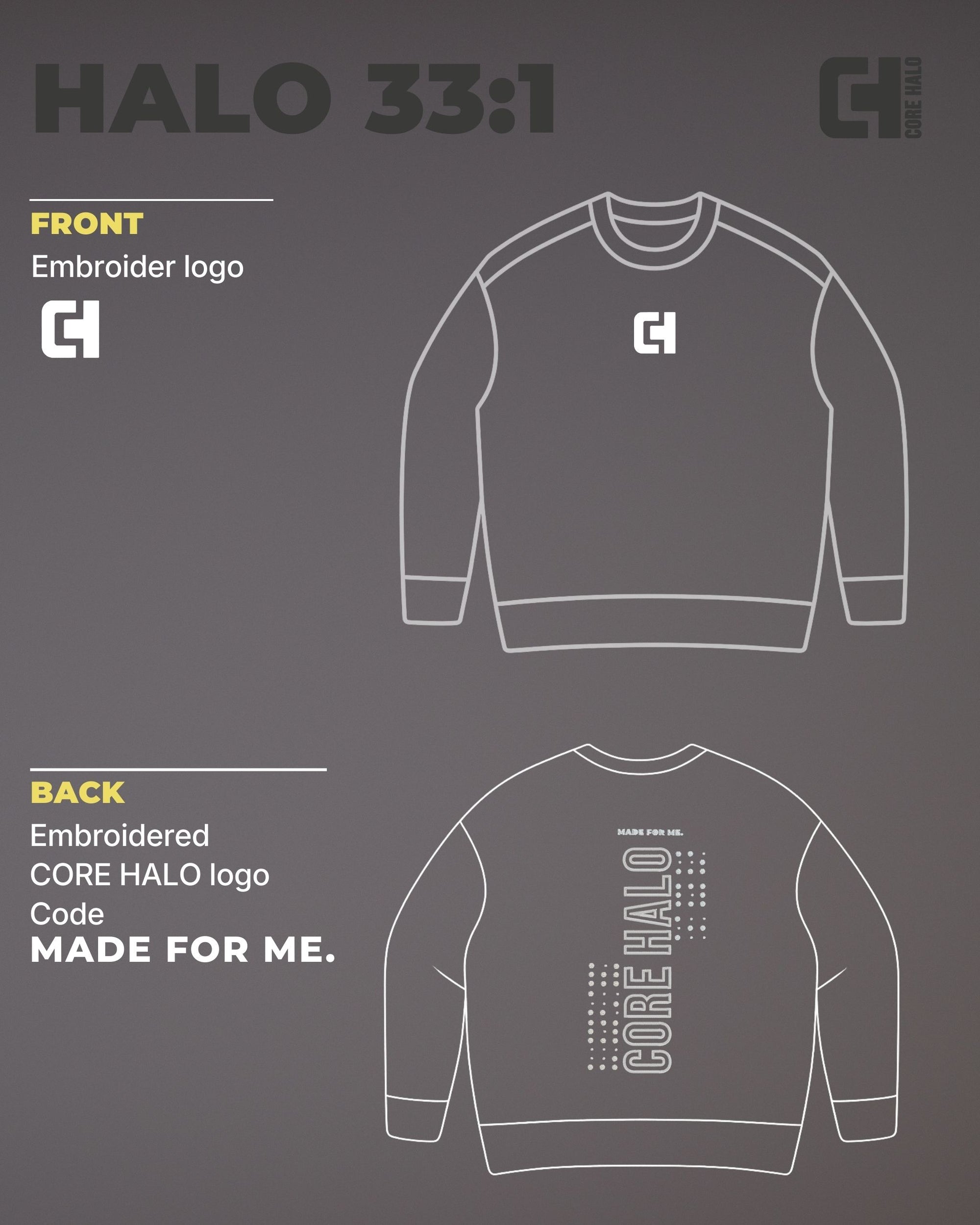 CODED 33:1  | HAZE Crewneck