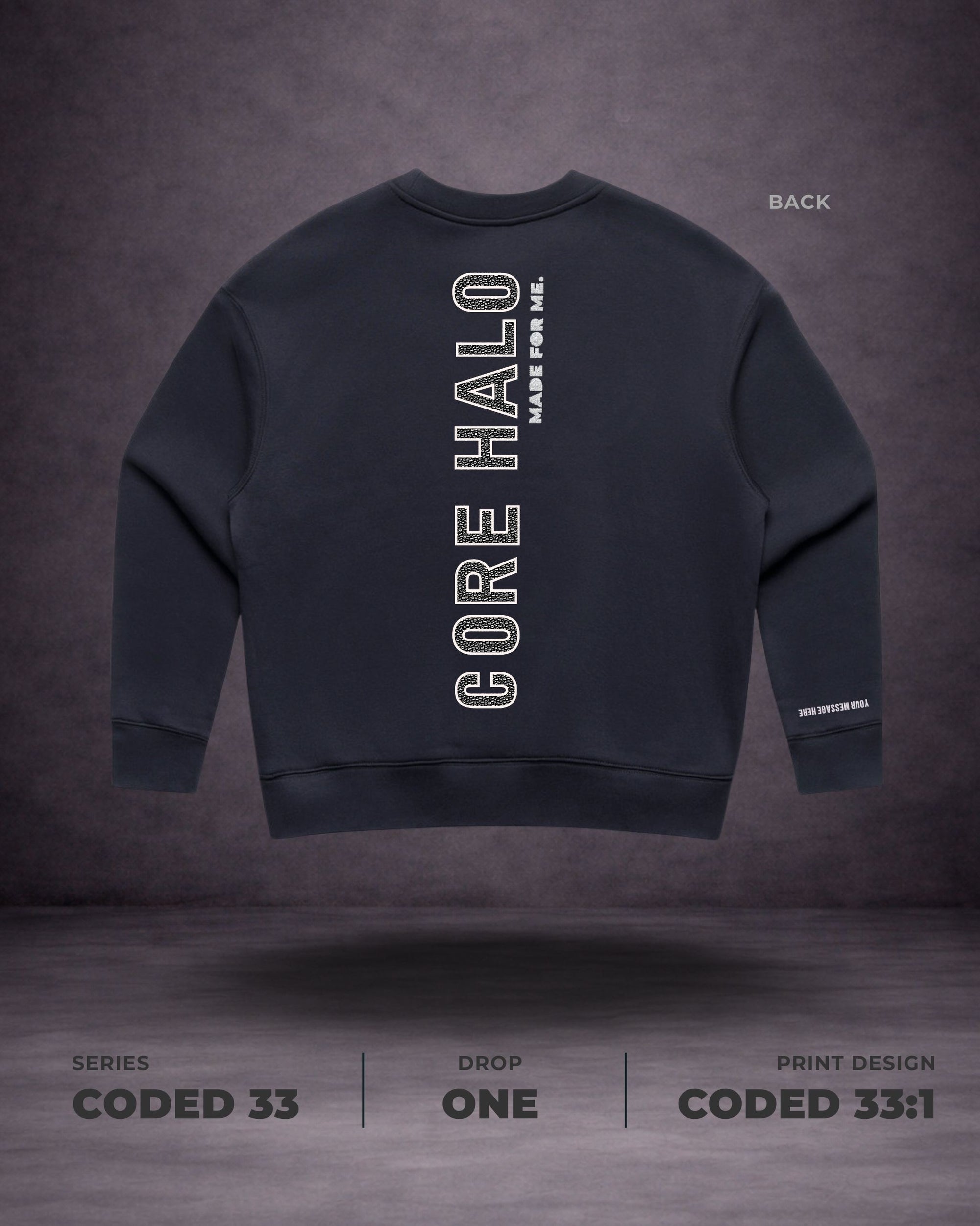 CODED 33:1 |NIGHT PULSE Crewneck