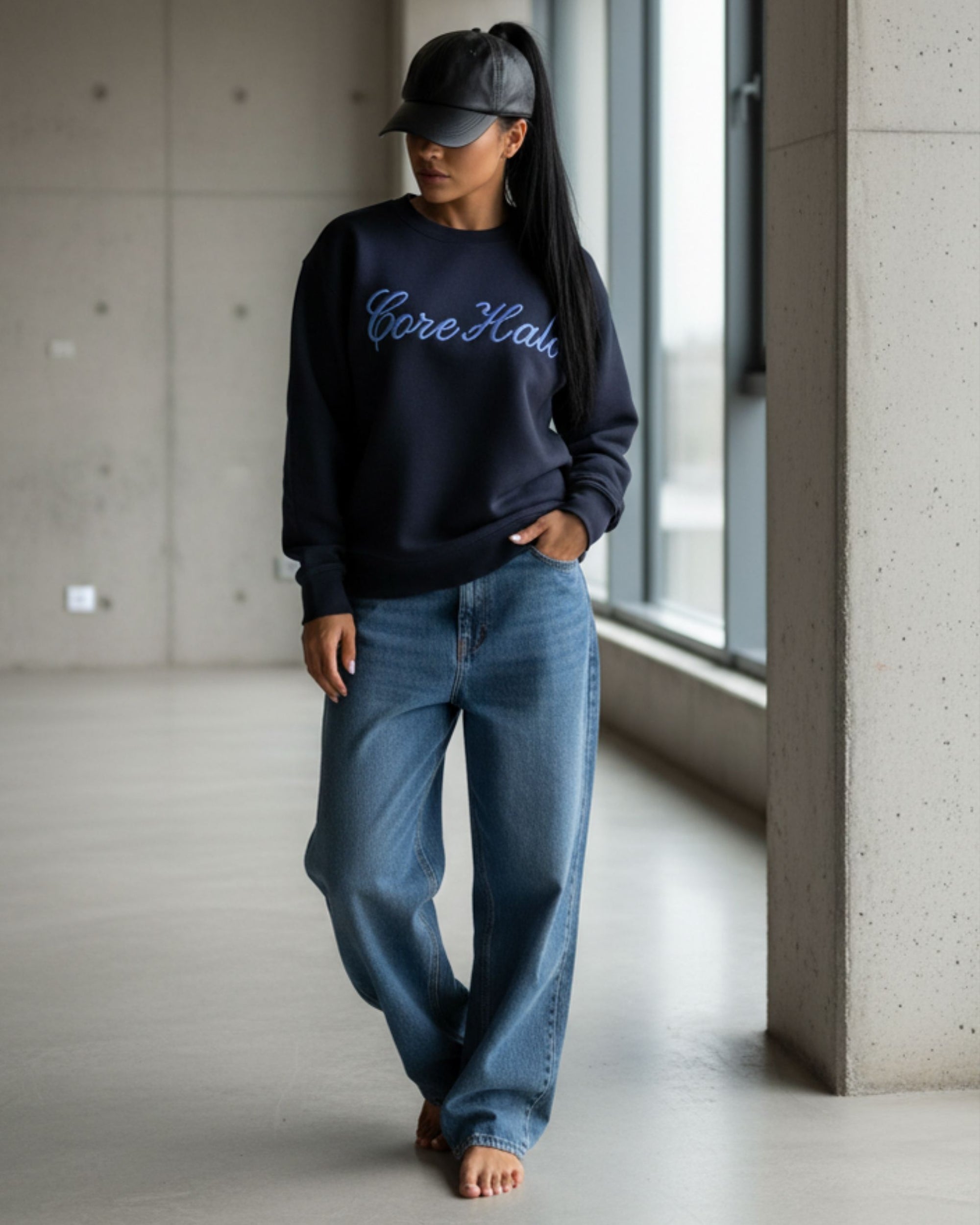 NIGHT BLUE Crewneck | HALO99:1