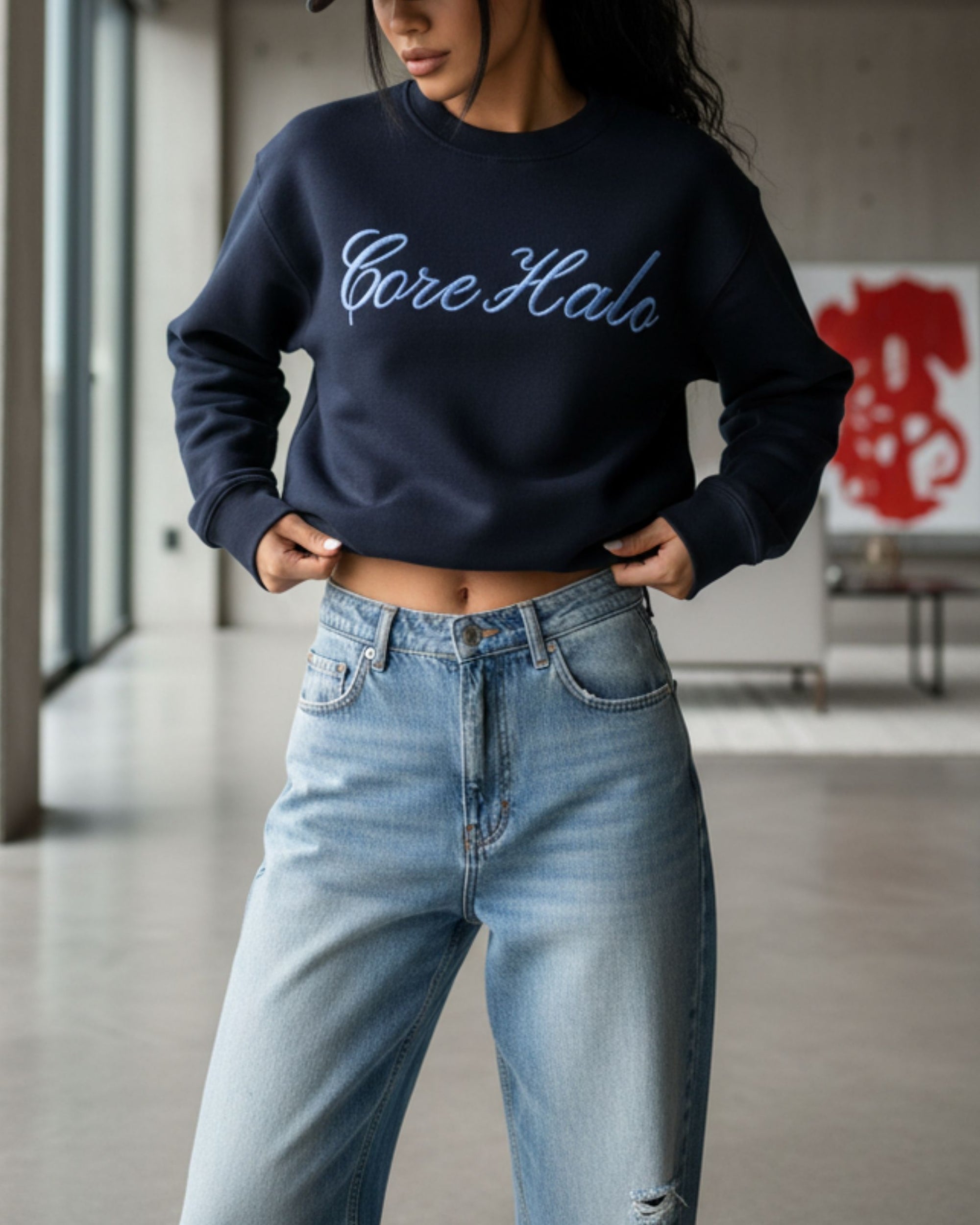 NIGHT BLUE Crewneck | HALO99:1