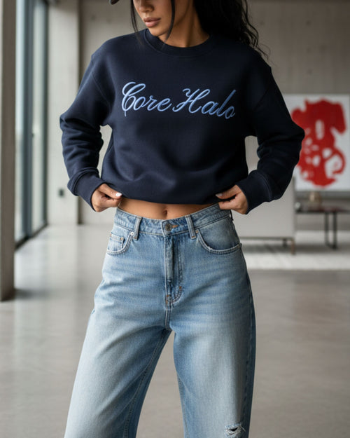 NIGHT BLUE Crewneck | HALO99:1