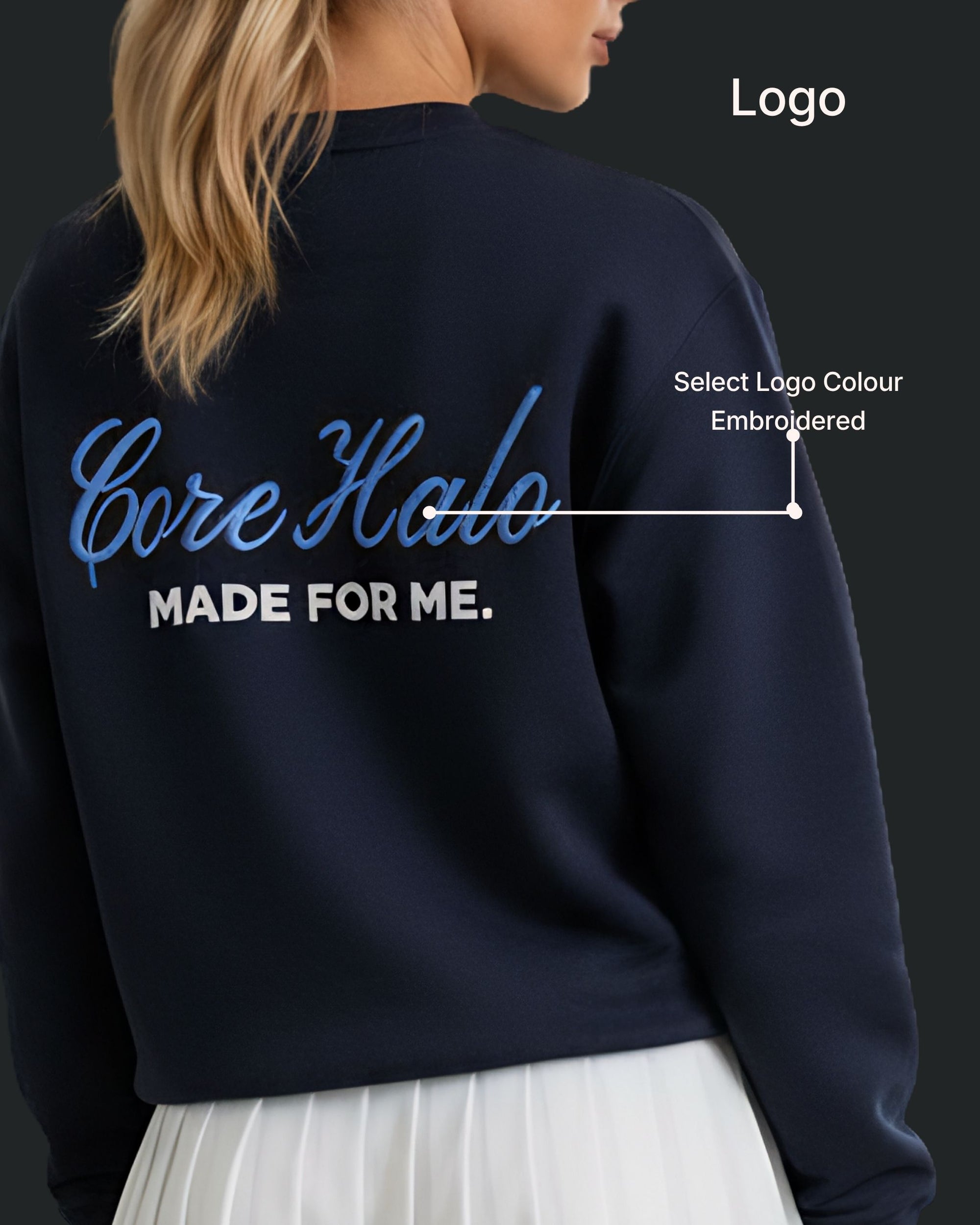 NIGHT BLUE Crewneck | HALO99:1