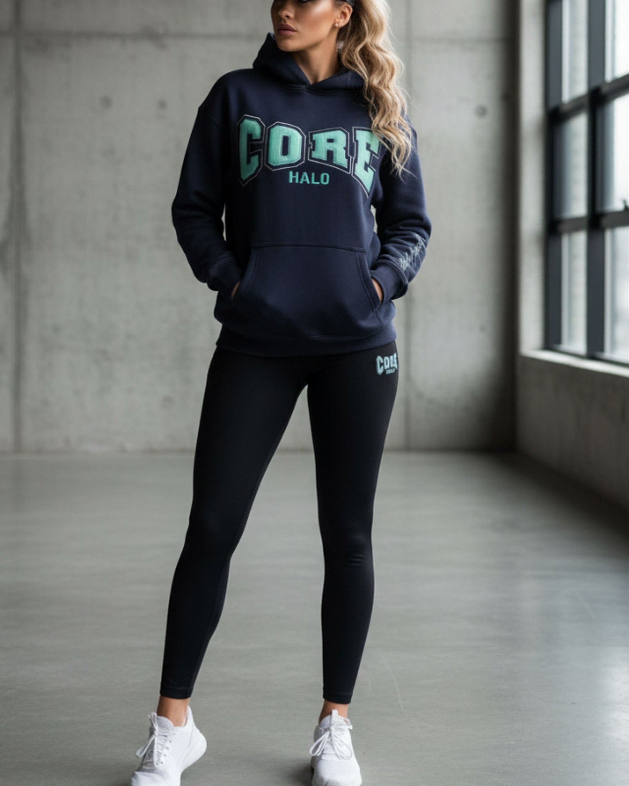 NIGHT BLUE Hoodie Relaxed | I AM 77:1