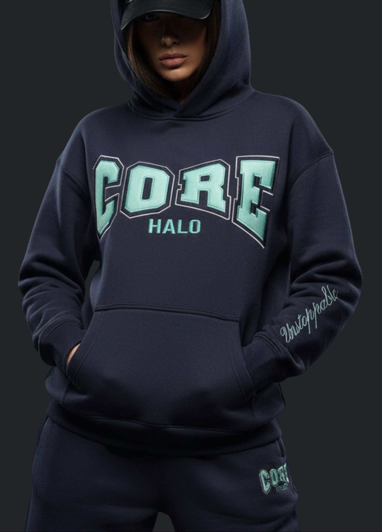 NIGHT BLUE Hoodie Relaxed | I AM 77:1