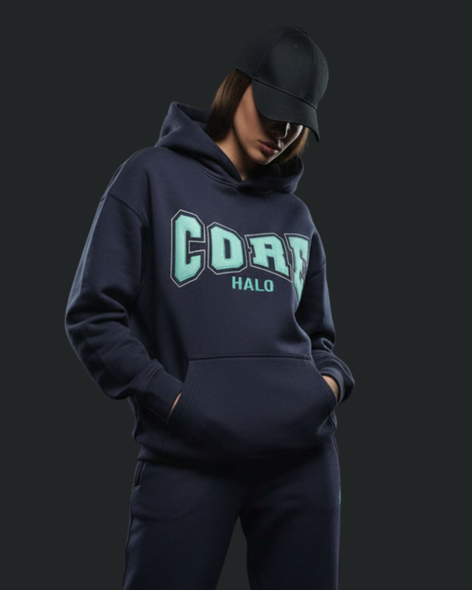 NIGHT BLUE Hoodie Relaxed | I AM 77:1