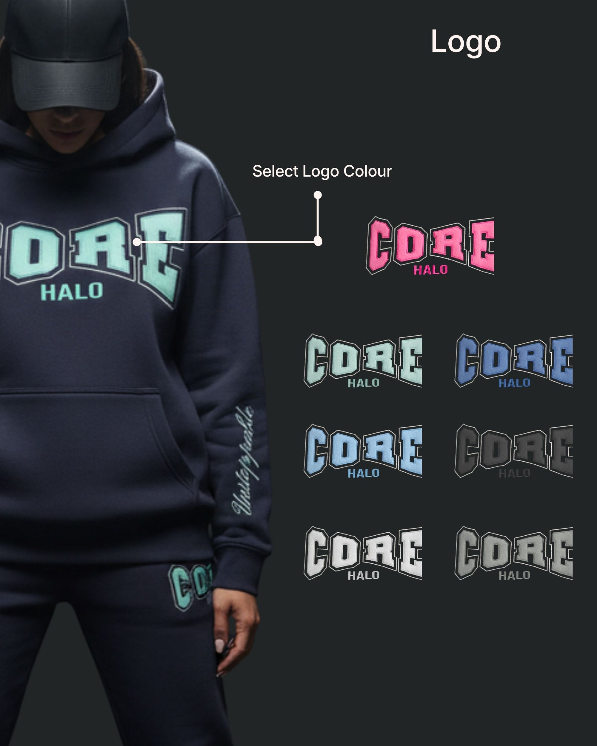 NIGHT BLUE Hoodie Relaxed | I AM 77:1