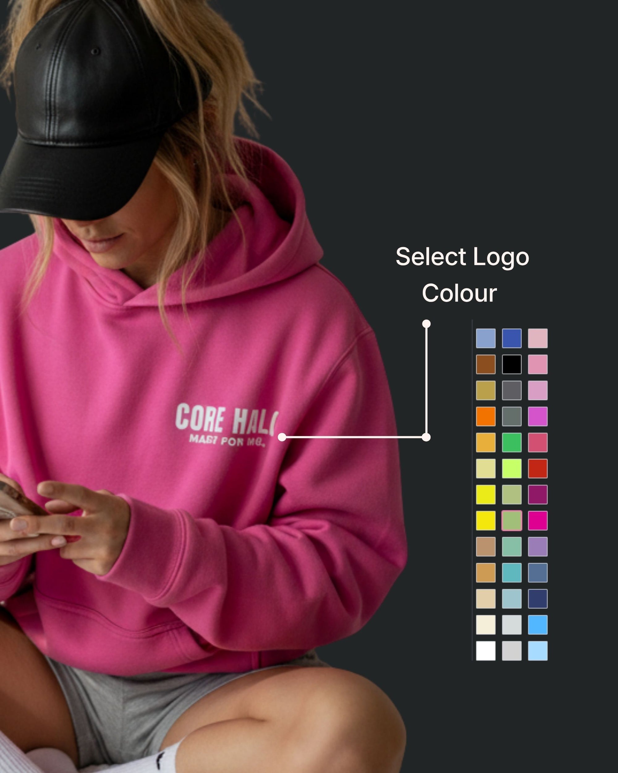 BUBBLEGUM Hoodie Relaxed | CORE33