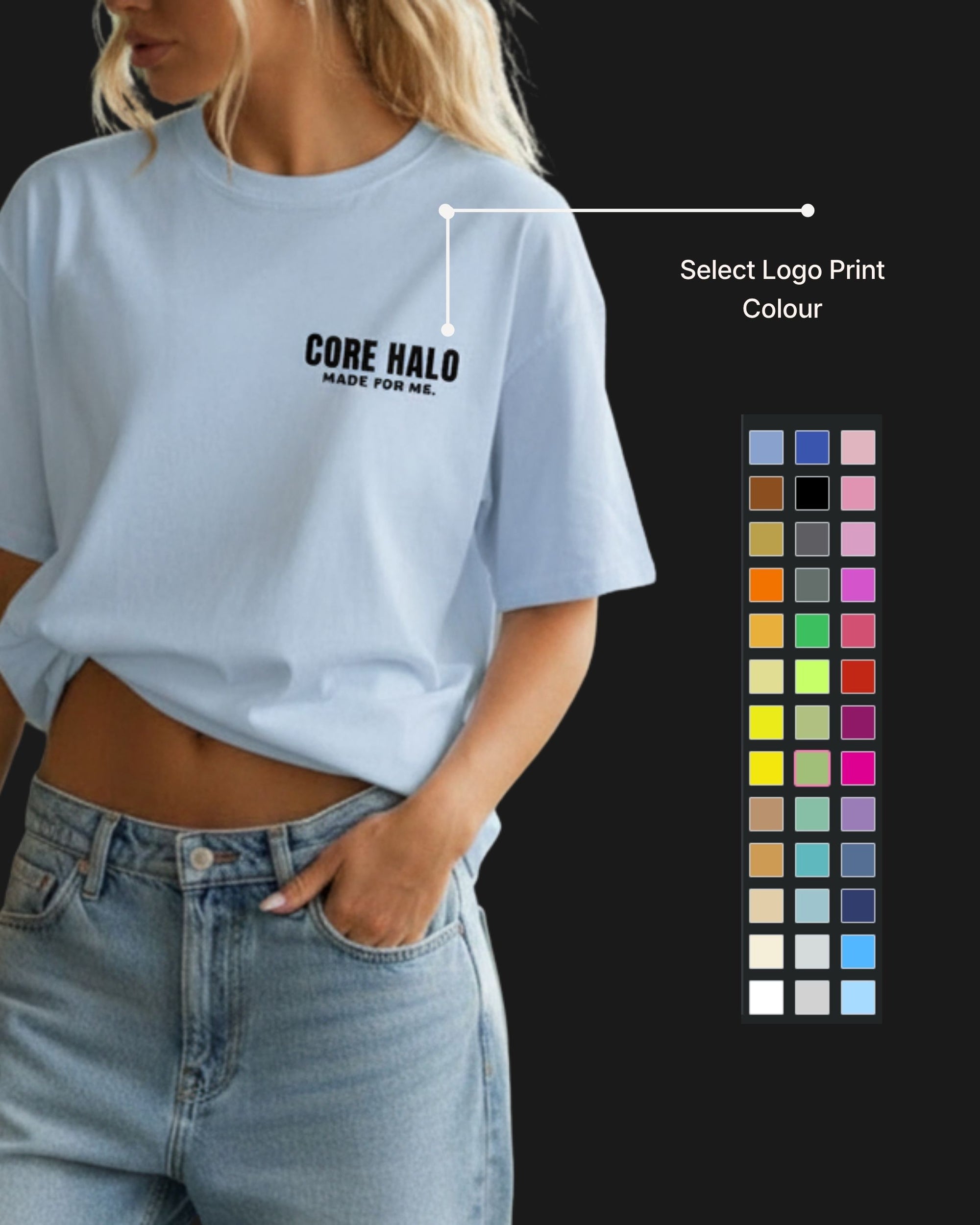 SKY T-SHIRT Oversized| CORE33