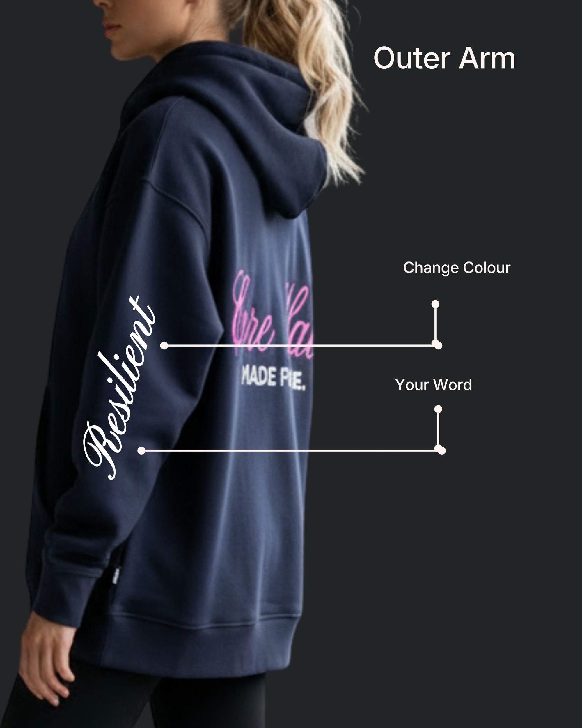 NIGHT BLUE Hoodie Relaxed | HALO99