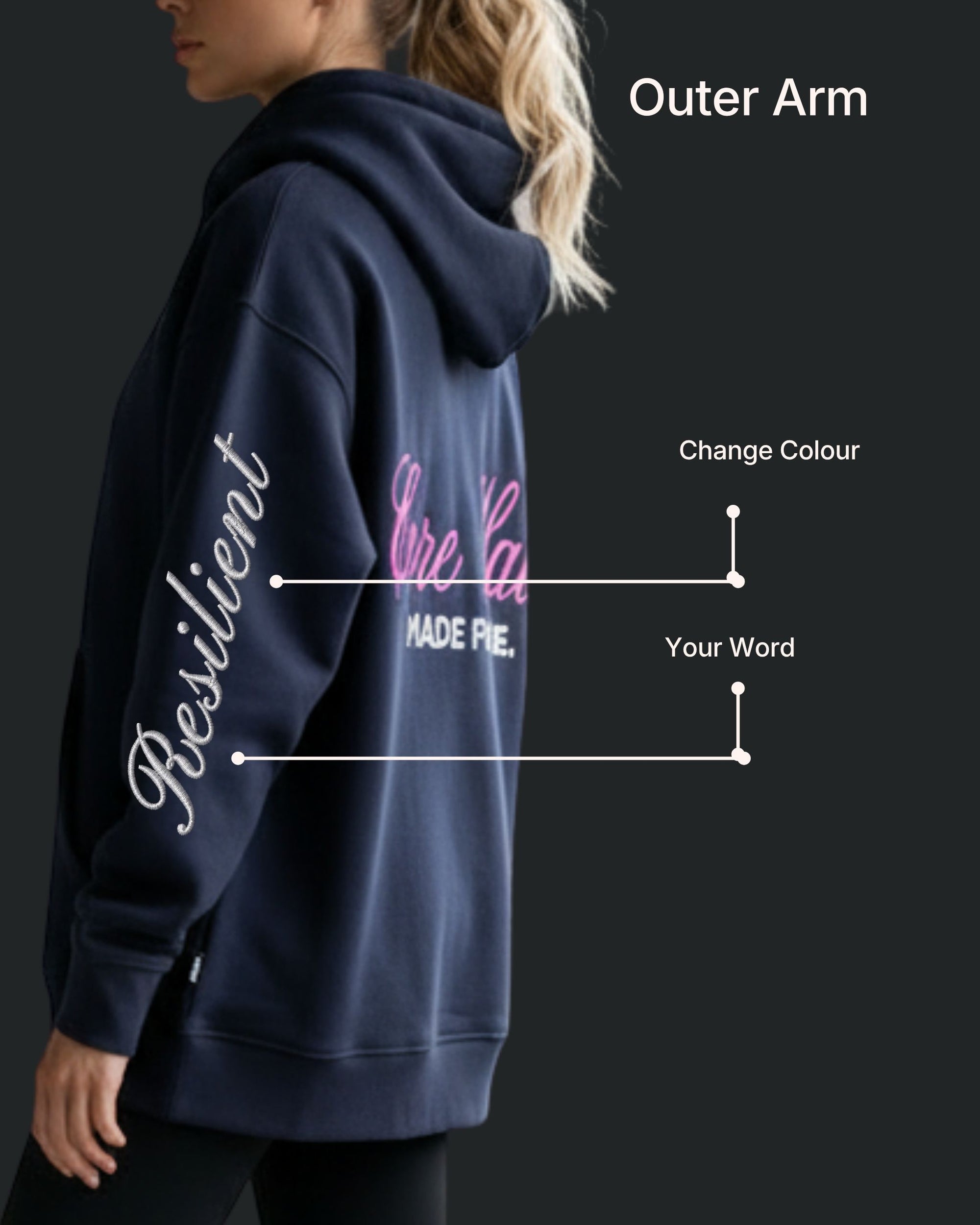 NIGHT BLUE Hoodie Relaxed | HALO99:1