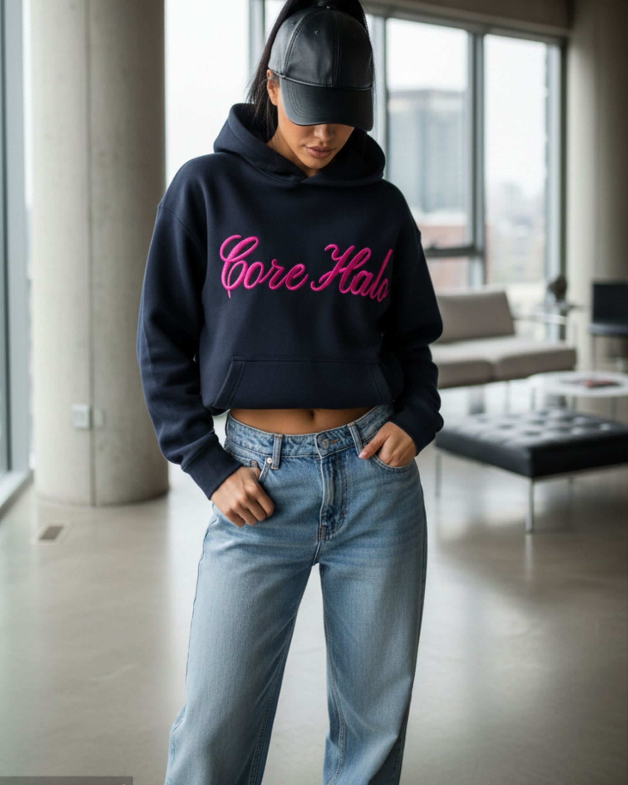 NIGHT BLUE Hoodie Relaxed | HALO99:1
